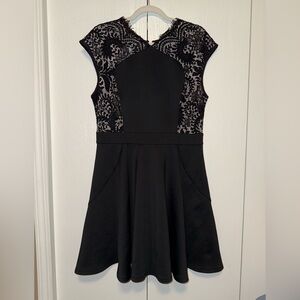 Ted Baker London Vivace Lace Shoulder Detail Dress